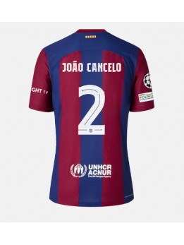 Barcelona Joao Cancelo #2 Replika Hemmakläder 2023-24 Kortärmad